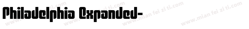 Philadelphia Expanded字体转换